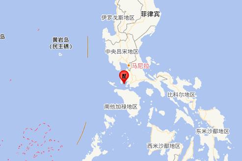 菲律宾北苏里高省附近海域发生5.0级地震