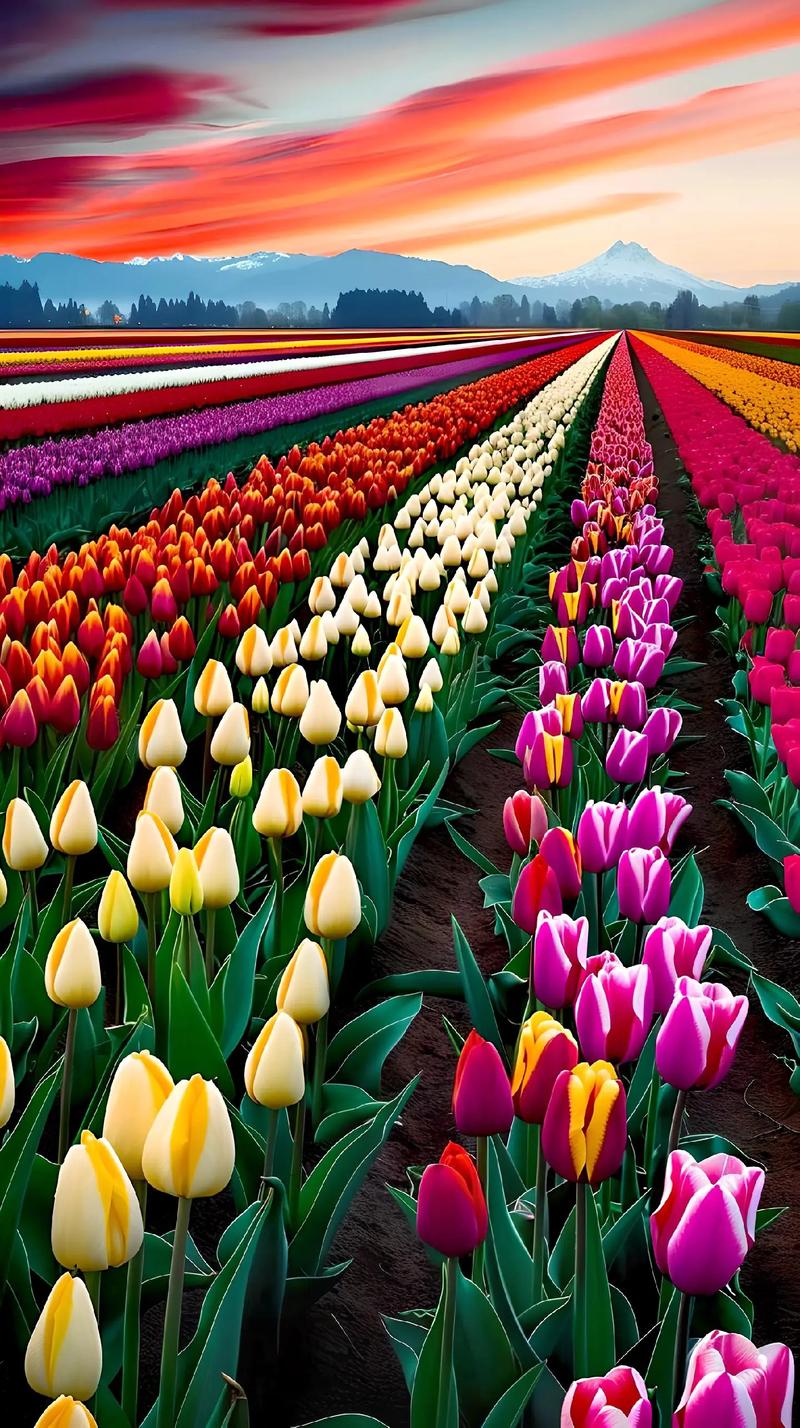 送你一片郁金香花海 让春日优雅起来