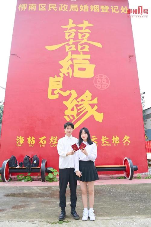 广西柳州打造婚姻登记列车 民众可在火车上领证