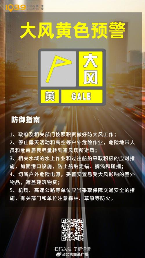 辽宁省旅顺口区发布大风黄色预警_3