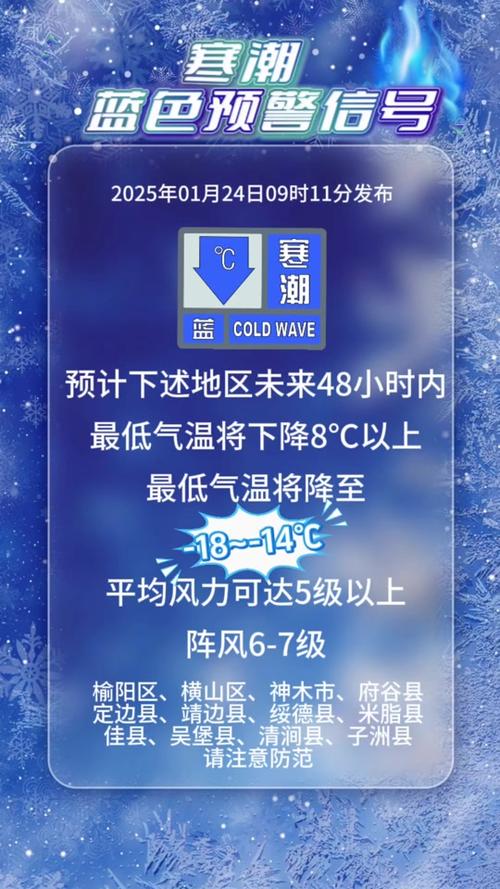 甘肃省嘉峪关市发布寒潮蓝色预警