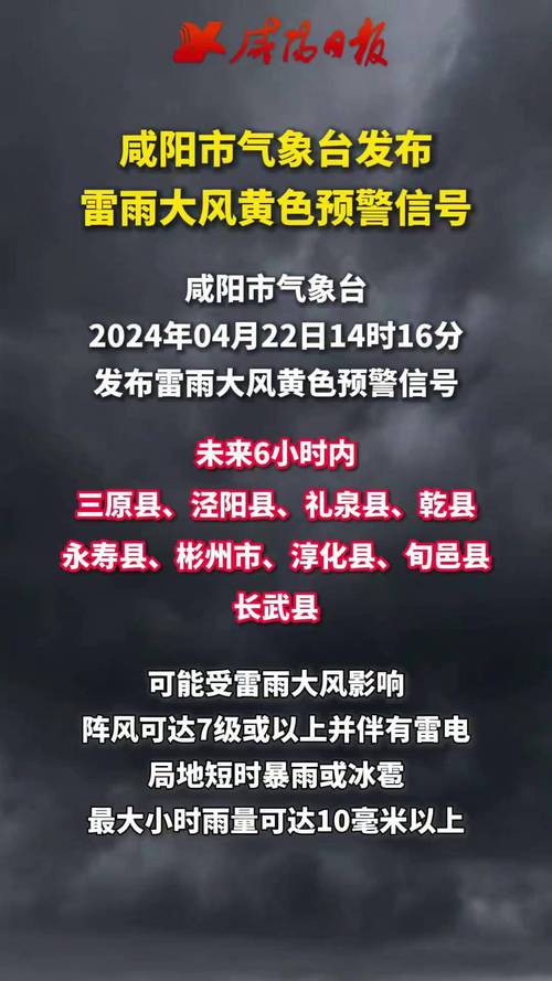 黑龙江省塔河县发布雷雨大风黄色预警
