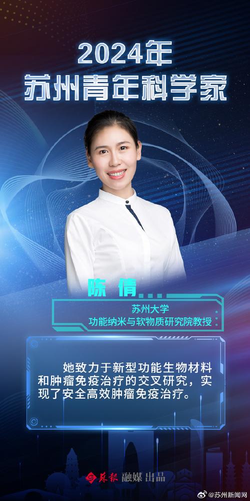 首届“苏州青年科学家”名单发布
