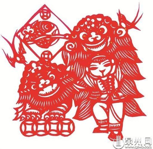 福建上杭:剪纸龙舞纸狮庆“六一”