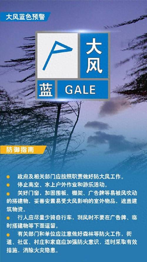 陕西省子洲县发布大风蓝色预警_3