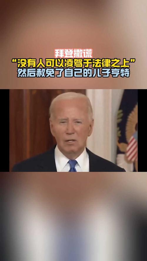 美总统拜登赦免其子 特朗普发文:滥用权力