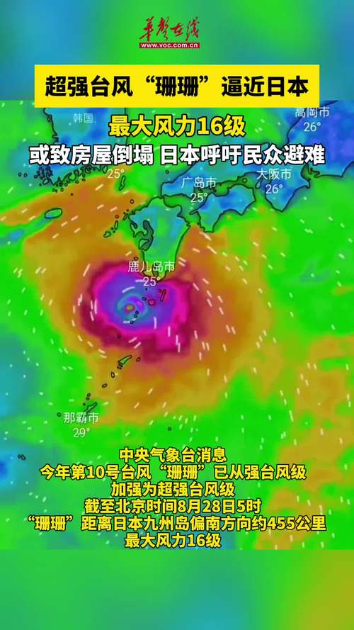 台风“珊珊”已致日本九州地区41人受伤