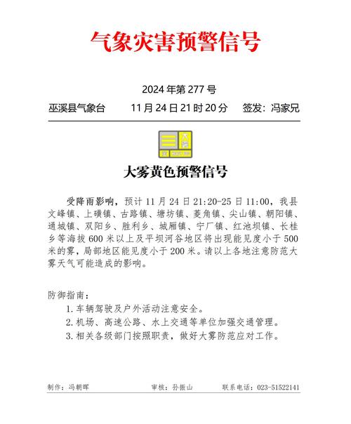 辽宁省清原满族自治县发布大雾黄色预警_4