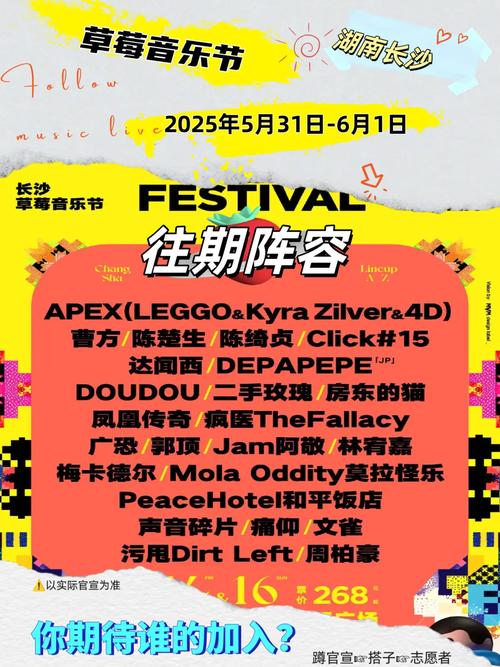 2024长沙草莓音乐节日期揭晓!附完整节目单