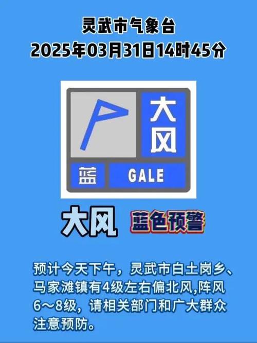 江西省鹰潭市发布大风蓝色预警