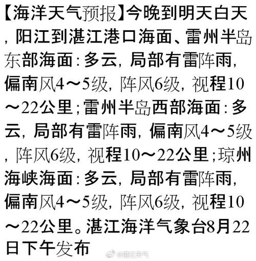 风暴潮警报!广东茂名到雷州半岛沿海将现200至500厘米风暴增水