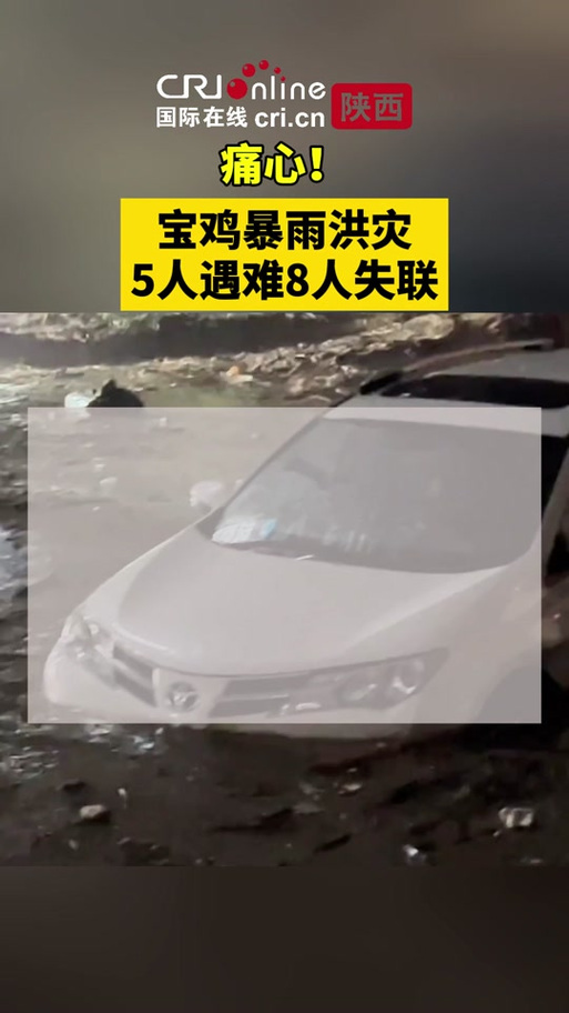 陕西16.92万人因强降雨受灾 宝鸡5人遇难